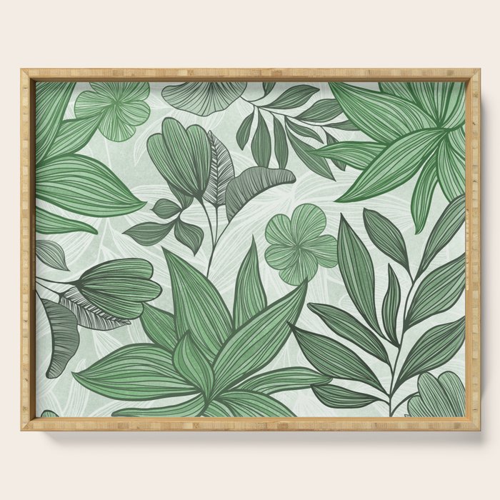 Southern Greenery Botanical Serving Tray Gallery Image 1