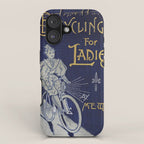 Cover of "Bicycling for Ladies" by Maria E. Ward, 1896 iPhone Case Gallery Image 1