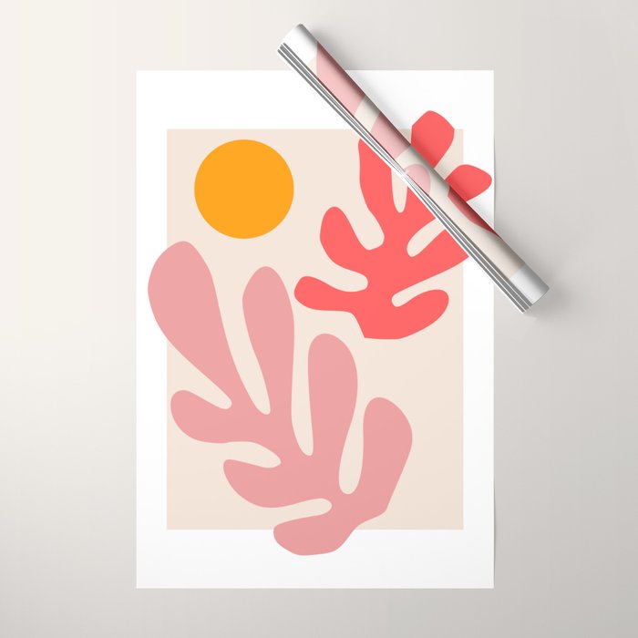 Henri Matisse - Leaves - Blush Wrapping Paper Gallery Image 1