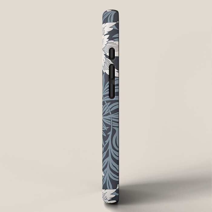 William Morris Tulip and Willow Navy Blue iPhone Case Gallery Image 2