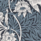 William Morris Tulip and Willow Navy Blue Coffee Mug Gallery Image 2