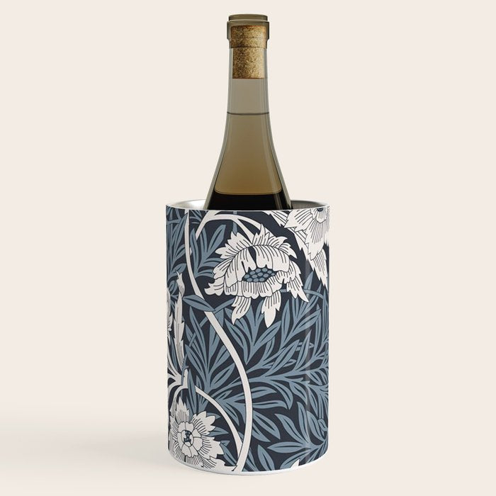 William Morris Tulip and Willow Navy Blue Wine Chiller Gallery Image 1