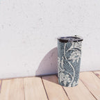 William Morris Tulip and Willow Navy Blue Travel Mug Gallery Image 4