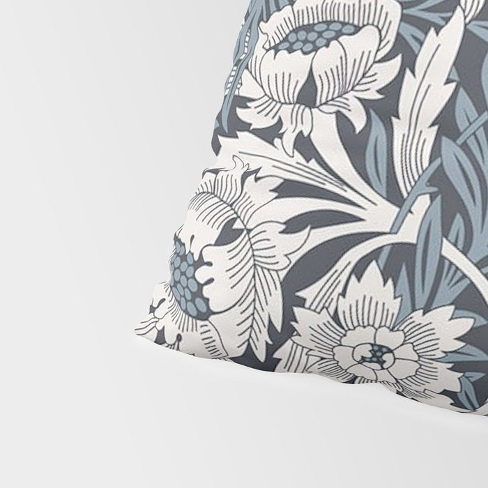 William Morris Tulip and Willow Navy Blue Pillow Sham Gallery Image 4