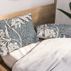 William Morris Tulip and Willow Navy Blue Pillow Sham Gallery Image 2