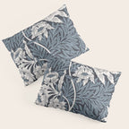 William Morris Tulip and Willow Navy Blue Pillow Sham Gallery Image 3