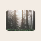 Pacific Northwest Forest Fog Adventures Bath Mat Gallery Image 1