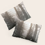 Pacific Northwest Forest Fog Adventures Pillow Sham Gallery Image 3