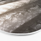 Pacific Northwest Forest Fog Adventures Bath Mat Gallery Image 3