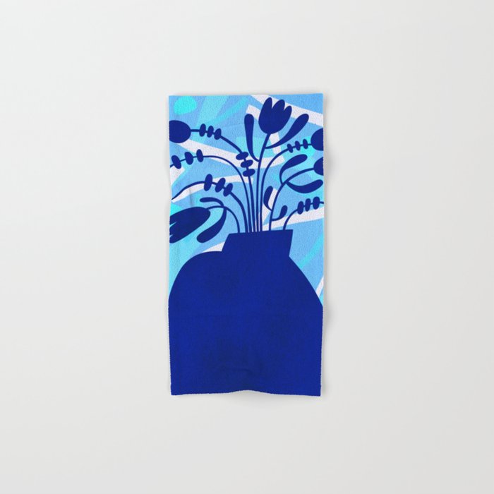 Blossom15-blue Bath Towel Gallery Image 1