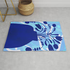 Blossom15-blue Rug Gallery Image 1