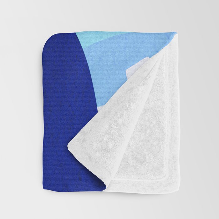 Blossom15-blue Throw Blanket Gallery Image 3