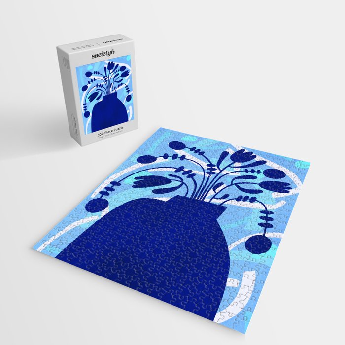 Blossom15-blue Jigsaw Puzzle Gallery Image 2