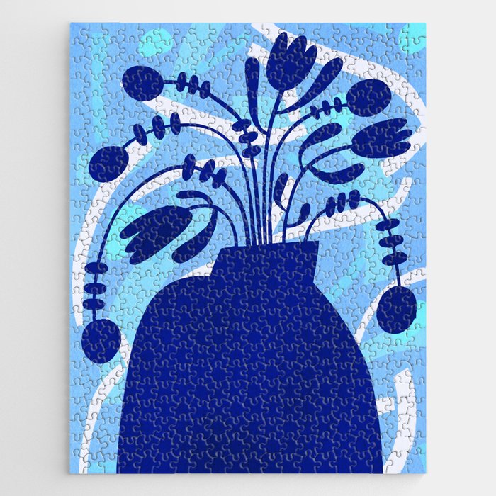 Blossom15-Blue Jigsaw Puzzle Gallery Image 1