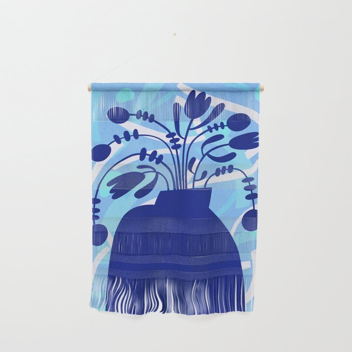 Blossom15-Blue Wall Hanging