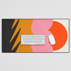 Landscape 02: Mid Century Abstraction Desk Mat Gallery Image 1