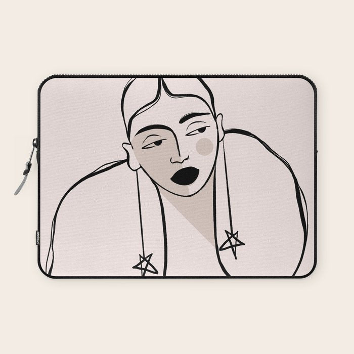 Boho Ponytail Laptop Sleeve Gallery Image 1
