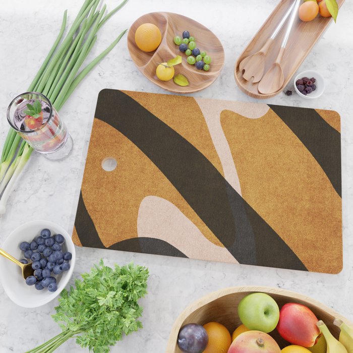 ABSTRACT ALPHABET / Script U Cutting Board Gallery Image 2