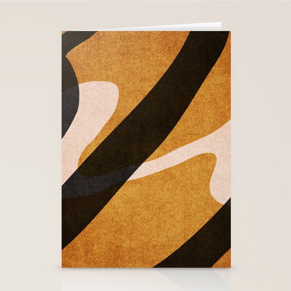 ABSTRACT ALPHABET / Script U Stationery Card Gallery Image 2