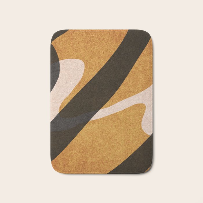 ABSTRACT ALPHABET / Script U Bath Mat Gallery Image 1