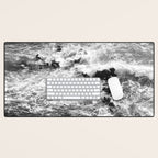 Crashing Waves x Palos Verdes Los Angeles Photography Desk Mat Gallery Image 1