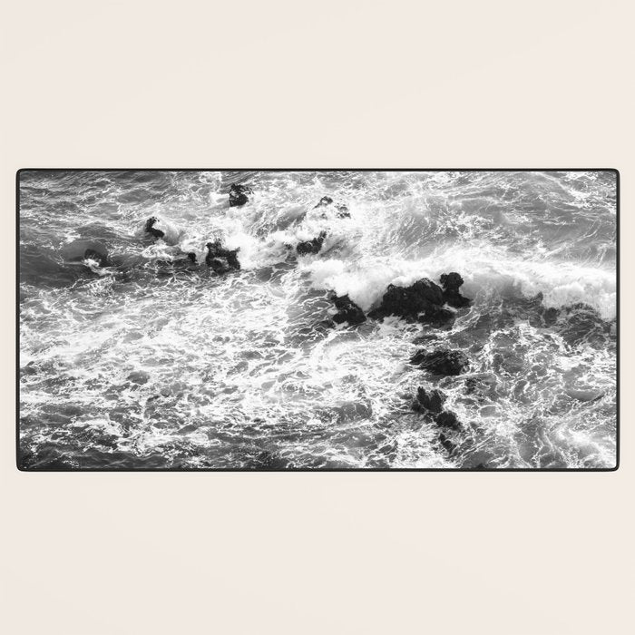 Crashing Waves x Palos Verdes Los Angeles Photography Desk Mat Gallery Image 3