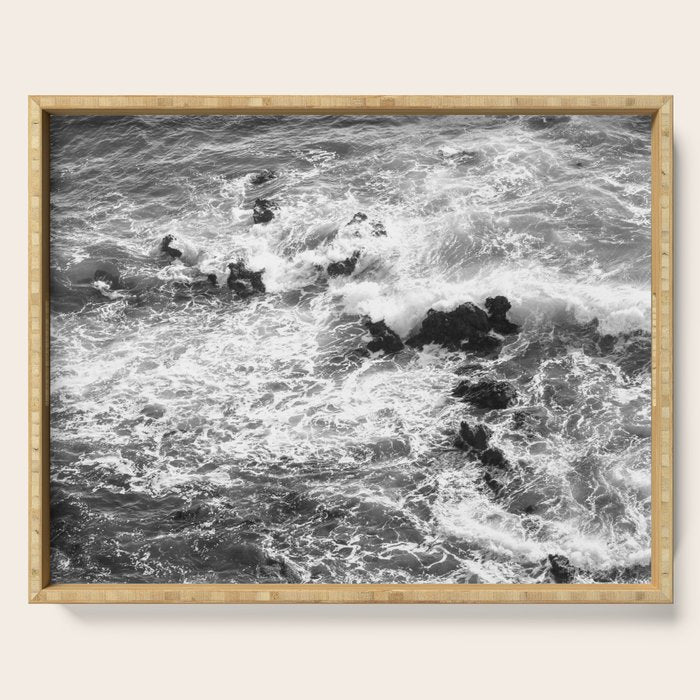 Crashing Waves x Palos Verdes Los Angeles Photography Serving Tray Gallery Image 1