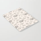 Tiger and Flower Line Art Notebook Gallery Image 2
