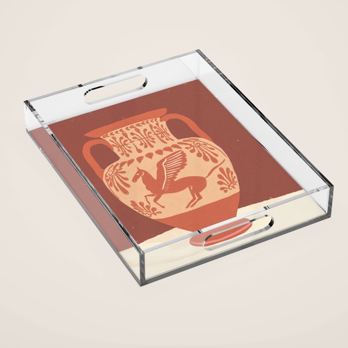 Pegasus vase Acrylic Tray Gallery Image 1