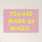YOU ARE MADE OF MAGIC - typography Welcome Mat Gallery Image 1