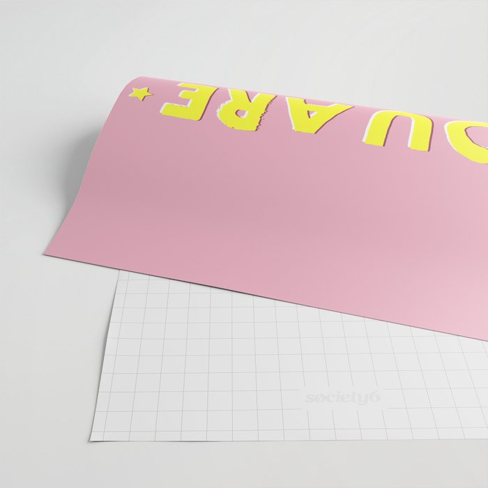YOU ARE MADE OF MAGIC - typography Wrapping Paper Gallery Image 2