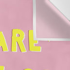 YOU ARE MADE OF MAGIC - typography Wall Tapestry Gallery Image 3