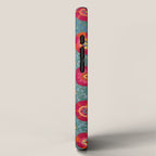 Bokhara Suzani Uzbekistan Embroidery Print With Green iPhone Case Gallery Image 2