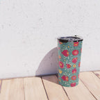 Bokhara Suzani Uzbekistan Embroidery Print With Green Travel Mug Gallery Image 4