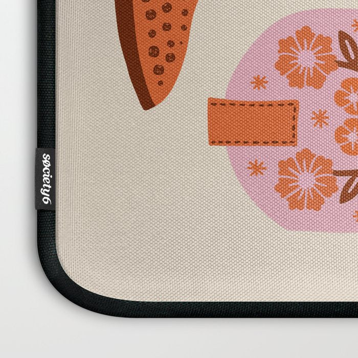 Cowgirl Boots - Pink and Orange Laptop Sleeve Gallery Image 3