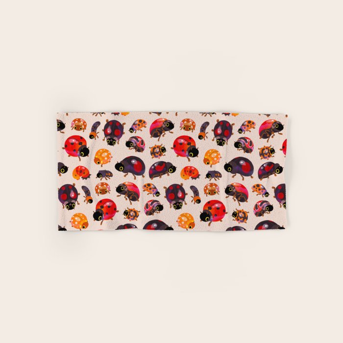 Lady beetles Bath Towel Gallery Image 1