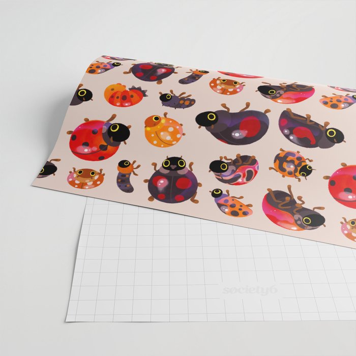 Lady beetles Wrapping Paper Gallery Image 2