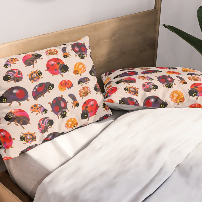 Lady beetles Pillow Sham Gallery Image 2