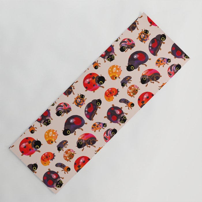 Lady beetles Yoga Mat Gallery Image 1