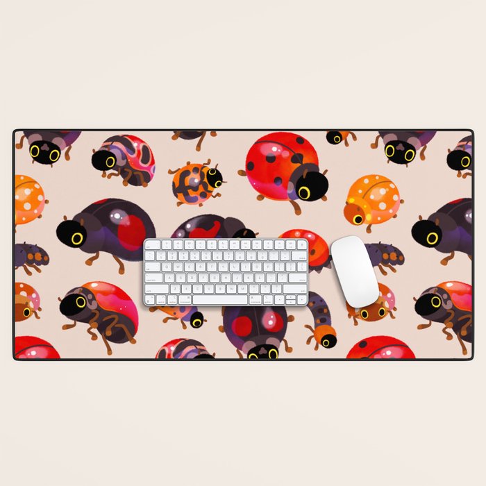 Lady beetles Desk Mat Gallery Image 1
