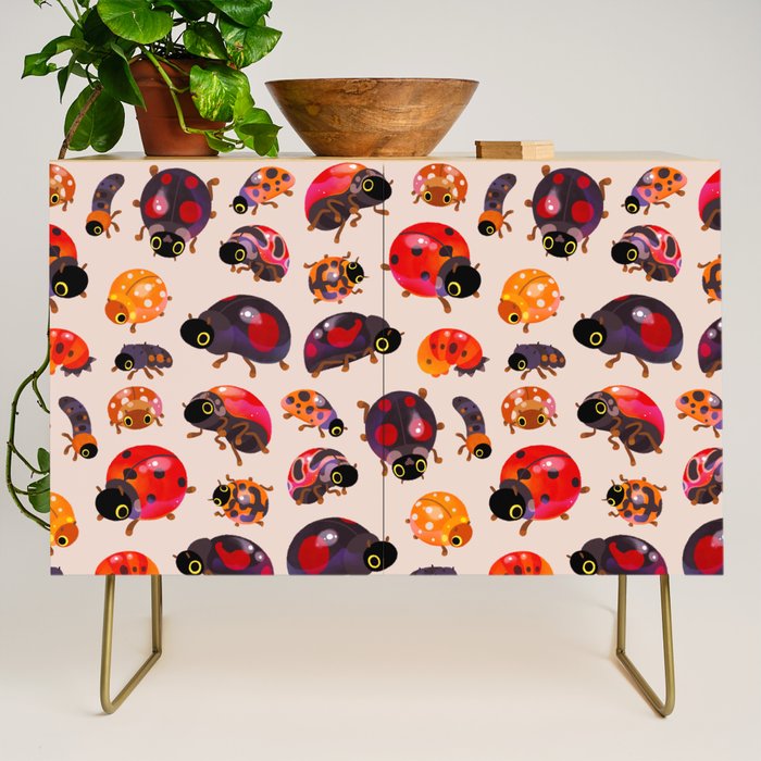 Lady beetles Credenza Gallery Image 1