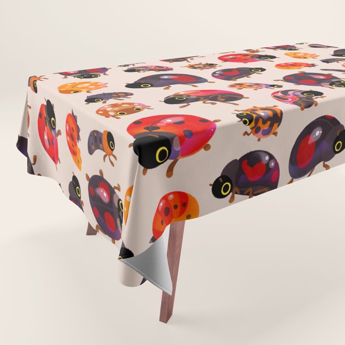Lady beetles Tablecloth Gallery Image 1