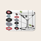 Mid-Century Modern Art Atomic Cocktail 3.0 Bath Mat Gallery Image 1