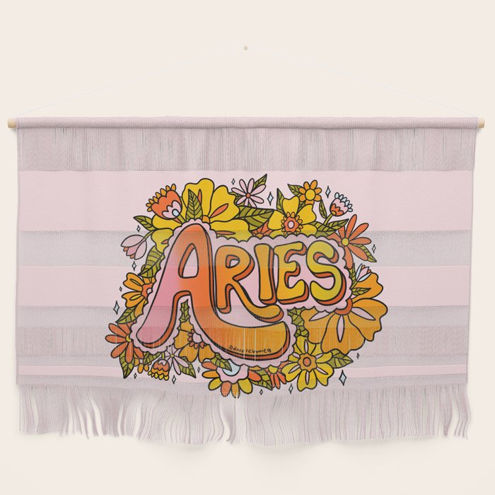 Aries Flowers Wall Hanging Gallery Image 1