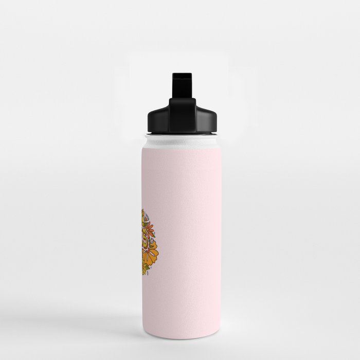 Aries Flowers Water Bottle Gallery Image 2