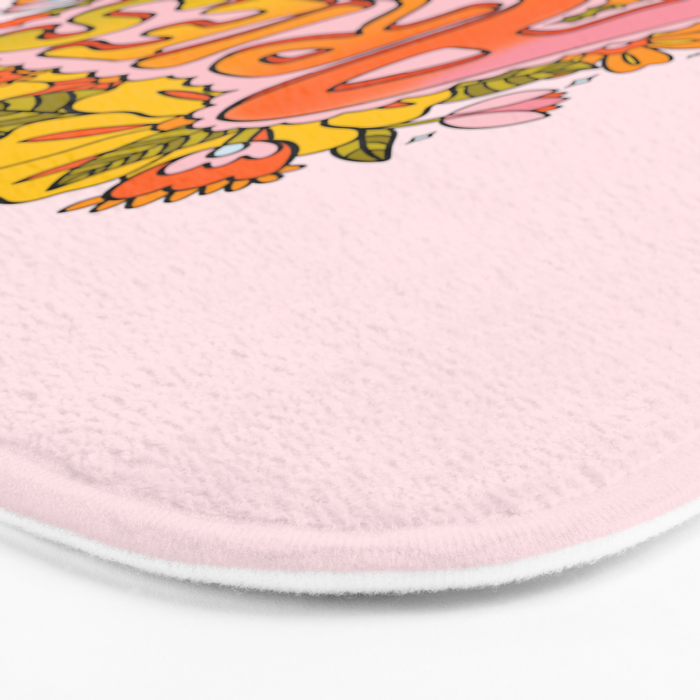 Aries Flowers Bath Mat Gallery Image 3