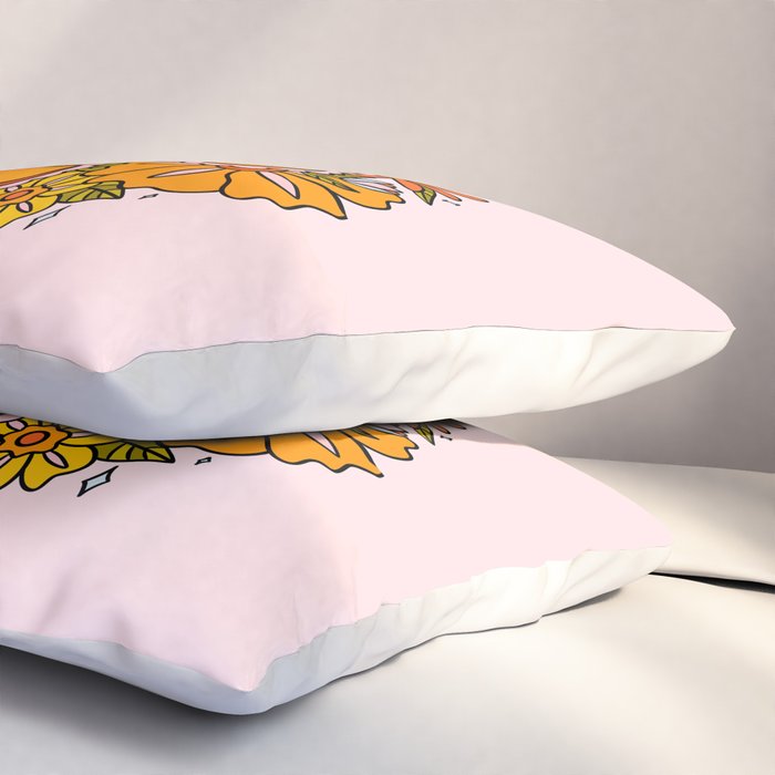 Aries Flowers Pillow Sham Gallery Image 3