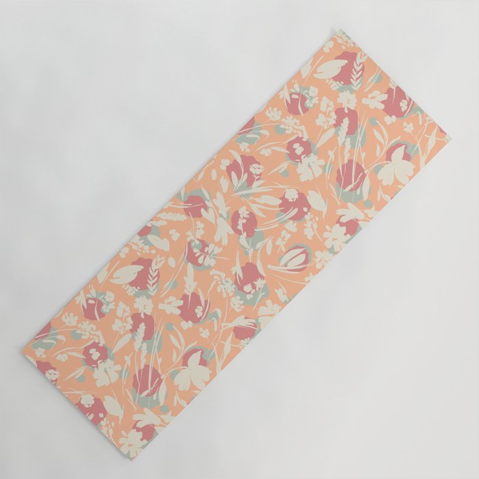 Abstract wild garden SM Yoga Mat Gallery Image 1