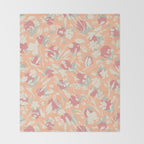 Abstract wild garden SM Throw Blanket Gallery Image 2