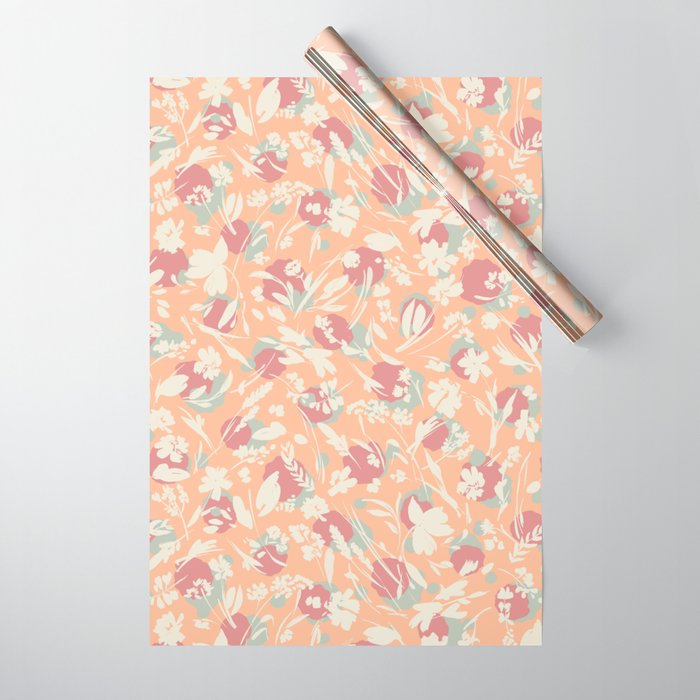 Abstract wild garden SM Wrapping Paper Gallery Image 1